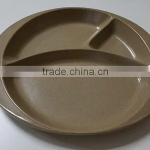 Biodegradable Rick Husk Fiber 3 Compoments Food Plate thumbnail-1