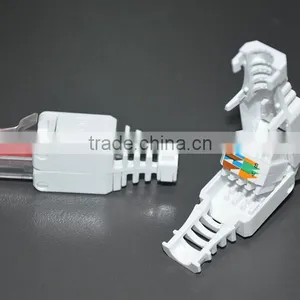 LY-KJ5-45-C6 Cat6 RJ45 Plug Toolless RJ45 Male Cable Connector Flush Mount RJ45 UTP thumbnail-3