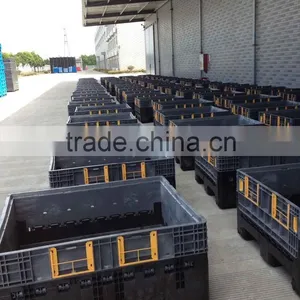 1200x1000x590 mm Collapsible Pallet Box, Collapsible Plastic Pallet Box thumbnail-2