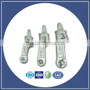 NE (NX) Wedge Type Clamps Insulated Wedge Clamp Galvanized Steeel Ftth Cable Wedge Clamp thumbnail-1