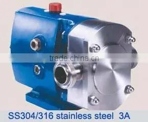 SS304/SS316 Stainless Steel Rotary Lobe Pump for Petrochemical Industry thumbnail-1
