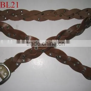 PU Leather Braided Belt thumbnail-1