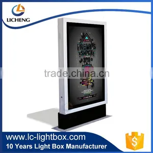 Wall Sign Board Advertising Light Box With Key Open thumbnail-3