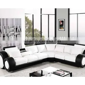 Yellow Leather Recliner Sofa thumbnail-5