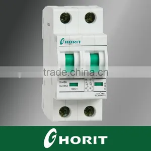 SAA Approved Photovoltaic Polarized 2P 500v Circuit Breaker thumbnail-1