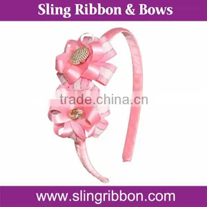 Pink Ponytail Headband Wholesale thumbnail-1