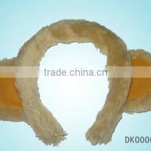 14*19CM Fancy Plush Knitted Hair Bands for Winter-Monkey thumbnail-1