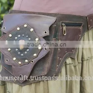 Leather Waist Pockets Money Belts thumbnail-1