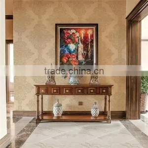 Interior Washable Wallpaper,damask Pvc Wallpaper,wallpaper From China Wholesale thumbnail-5