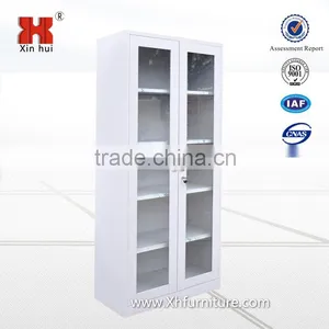 Xinhui Office Furniture Use Swing Door Steel Cupboard ,metal File Cabinet,glass Door Cabinet thumbnail-5
