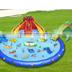 ADS Giant Inflatable Water Park in Summer Outdoor thumbnail-1