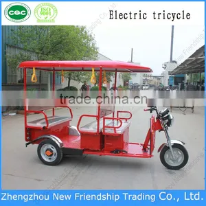 China Excellent Manufacture 4 Seater Camper Tricycle thumbnail-4