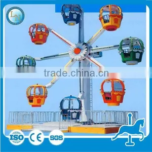 Outdoor Amusement Park Equipment Rides Decorative Mini Ferris Wheel for Kids thumbnail-6