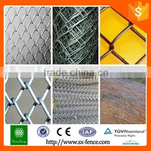 Hot Dipped Galvanized Chain Link Fence, Woven Galvanized Link Fence thumbnail-4