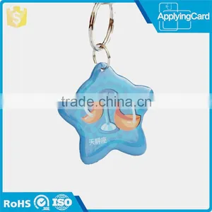 Customize Epoxy Key Tag Chinese Key Card for Entrance Guard System thumbnail-1