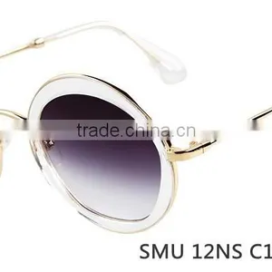 ADE WU Reminiscent Wholesale Metal Temple Sunglass Round SMU 12NS thumbnail-4