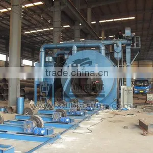 CE Approval SXGP1500-4 Steel Tube Shot Blasting Machine-External Cleaning thumbnail-1