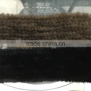 Genuine Mink Fur Head Band for Women thumbnail-1