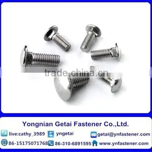 Round Head Bolts,Grade A,B,C, With Black /yellow Zinc Plated/blue White thumbnail-1
