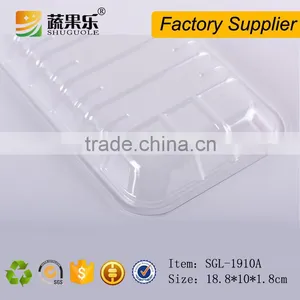 Disposable Plastic Fruit Vegetable Tray for Supermarket thumbnail-6