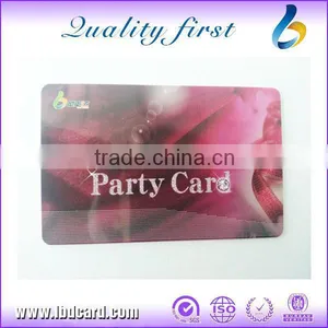 Shenzhen Factory PVC Standard Size Gift Card With Number Printing thumbnail-1