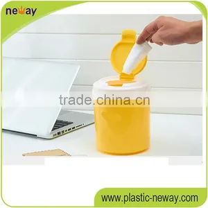 Pure Color Eco-Friendly Stocked PP Standing Recycling Cheap Trash Can for Home thumbnail-3
