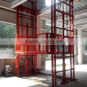 1m-20mGuide-rail Lift/cargo Guide Rail Lift/hydraulic Guide Rail Lift thumbnail-1