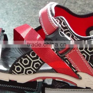 X17024 2016 Wholesale Latest Design New Lady and Men's pu + Lace Sandals thumbnail-1