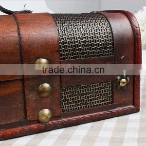 Classical Chinese Factories Wholesale Custom Red Wine Box, Beautiful Wooden Gift Box thumbnail-5