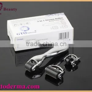 2016 Newest 3 In1 180+600+1200 Needle Derma Roller for Hair Loss Treatment thumbnail-2