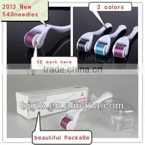 GTO Factory Wholesale Medical Titanium 540 Needle Count Micro Needle Derma Roller With CE and RoHS Certified thumbnail-2