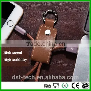 Keychain Usb Mobile Phone Charging Data Charger Cable for Iphone 7 6 5 thumbnail-3