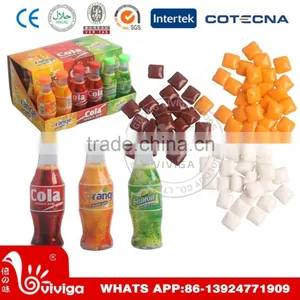 Assorted Orange Coco Lemon Flavor Chewing Gum in Bottle thumbnail-1