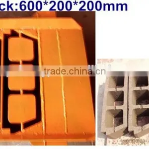 QTJ4-40 Mold Vibration Semi Automatic Concrete Hollow Block Making Machine in Guangzhou thumbnail-2