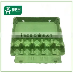 High Quality Recycle Paper Big Green Egg Packaging Tray With Cover thumbnail-4