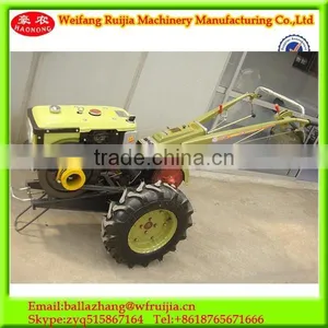 Weifang Two Wheel Tractor Low Price for Sale,farm Hand Tractor 12Hp Diesel Engine With Lawn Mower Implement thumbnail-1