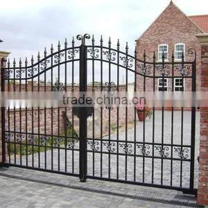 Customized Residential Wrought Iron/galvanized Powder Coated Steel/Iron/ Stainless Steel Gate Ornament thumbnail-1