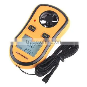LCD Digital Anemometer Pocket Wind Speed Meter Thermometer thumbnail-1