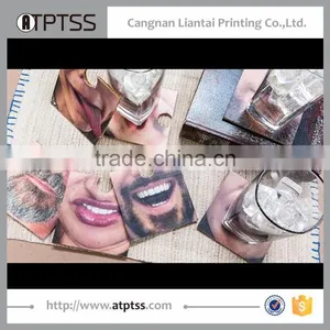 Customer Design Cheap Drinking Tea Cup Coaster for Christmas thumbnail-4