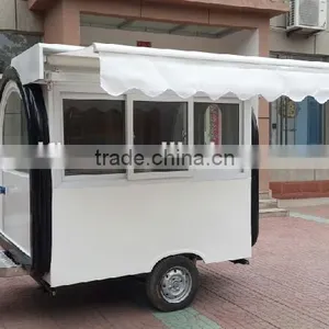 Mobile Hand Push Food Cart Price for Sale thumbnail-6