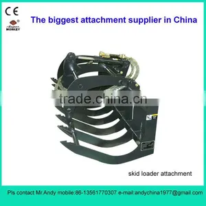Fork Grapple for Skid Steer Loader (skid Loader Attachment,bobcat Attachment) thumbnail-1