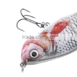 HS007 Minnow Four Sections Artificial Fishing Bait Bionic Lure With Hook thumbnail-5