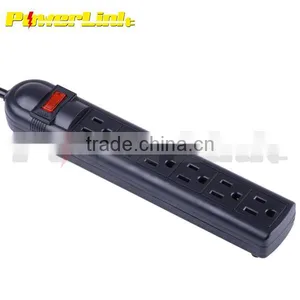 H50237 110v 6 Outlet Power Strip Electrical Outlet Surge Protector thumbnail-1