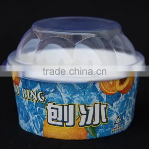 Blister Plastic Octagonal Cap for Paper Bowl /Dessert Bowl Cover/disposable Plastic Lids thumbnail-2