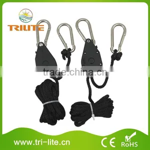 1/8" Adjustable Heavy Duty Light Fixture Rope Ratchet Hanger thumbnail-1