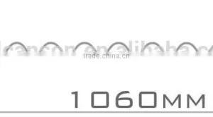Taiwan Made Opaque Plastic Polycarbonate Corrugated Sheet (Ti-Lite Metallic Bronze ROMA) thumbnail-4