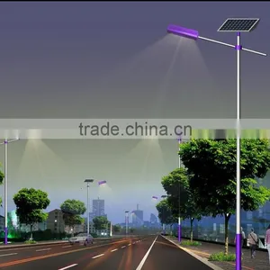 12v Solar 15w Led Street Light Gel Battery or Lead-acid Battery Solar Street Light System thumbnail-1