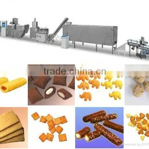 Popular and Delicious Cream Flavor Core Filling Extruded Food Making Machine thumbnail-1