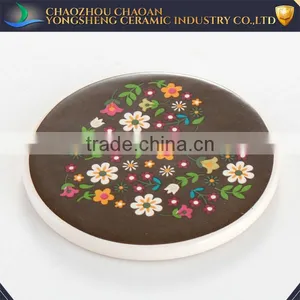 Handmade Colorful Ceramic Tile Coaster Set thumbnail-2