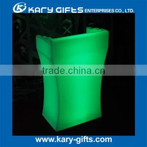 Remote Control Led Reception Desk Hotel Luminous Led Front Desk Supplies thumbnail-6
